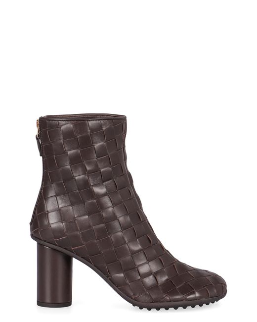 Bottega Veneta Brown Ankle Boots Atomic Leather Lamb