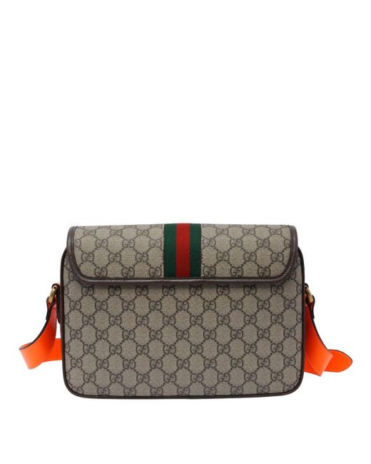 Gucci Orange Ophidia Gg Messenger Bag for men