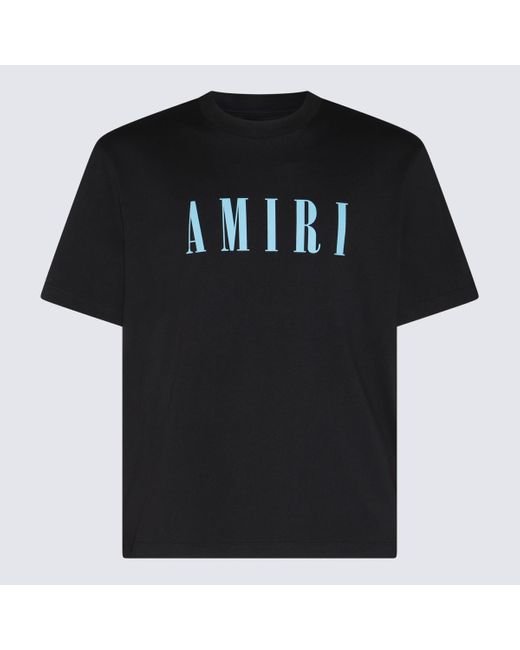 Amiri Black And Light Cotton T-Shirt for men