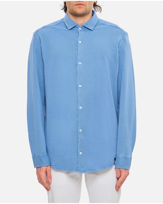 Drumohr Blue Shirts for men