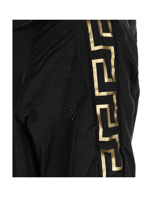 Versace Black Greca Motif Jacket for men