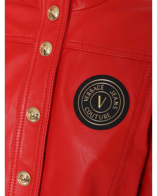 Versace Red Leather Jacket