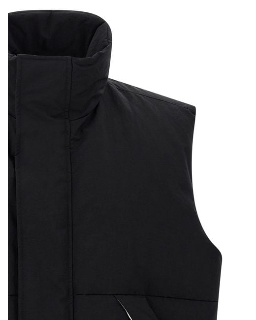 Herno Black Padded Vest for men