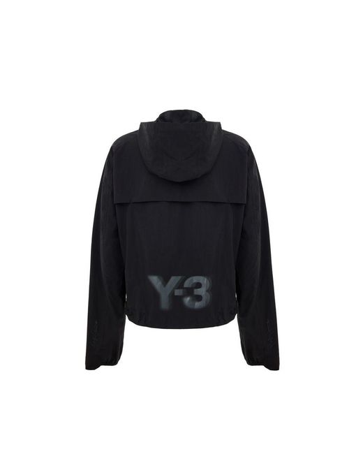 Y-3 Black Polyamide Shell Jacket Clothing