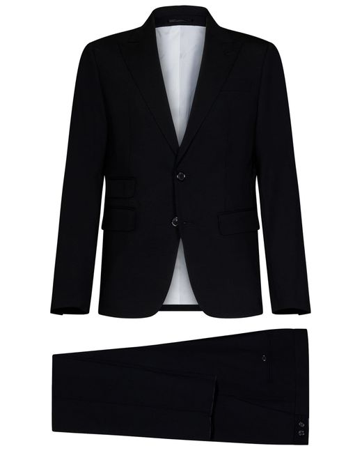 DSquared² Black London Suit for men