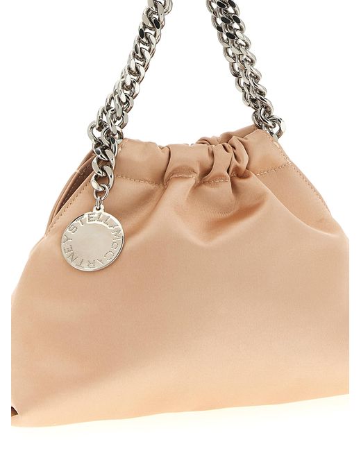Stella McCartney Natural 'Falabella Mini Drawstring' Crossbody Bag