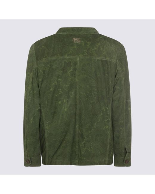 Etro Green Jackets _Le for men