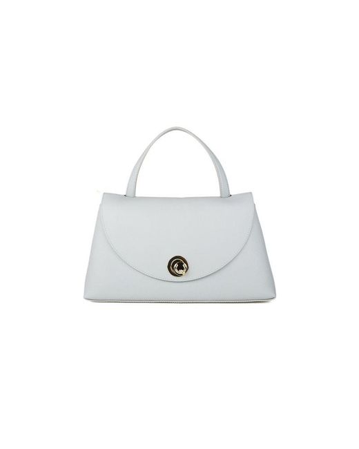 Coccinelle Green Top Handle Bag Snow- Cowhide Top-Handle-Bags