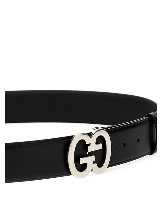 Gucci Black Gg Belt for men
