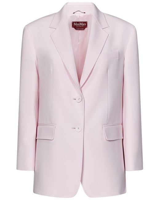 Max Mara Pink Maxmara Studio Suit