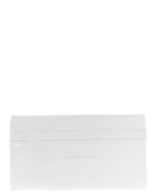 MM6 by Maison Martin Margiela Gray Etichetta Numeric Clutch