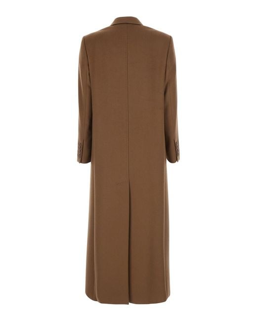 Max Mara Brown Coat Msteffige Wool