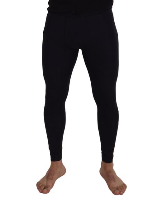 Dolce & Gabbana Black Sleek Designer Pants for men