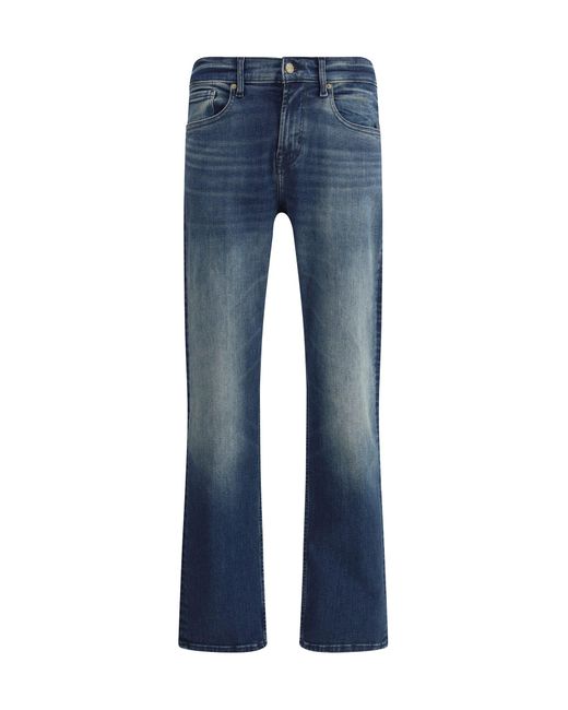 7 For All Mankind Blue Slimmy Largo Jeans for men