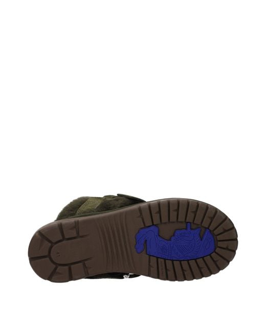 Burberry Black Leather Slippers for men