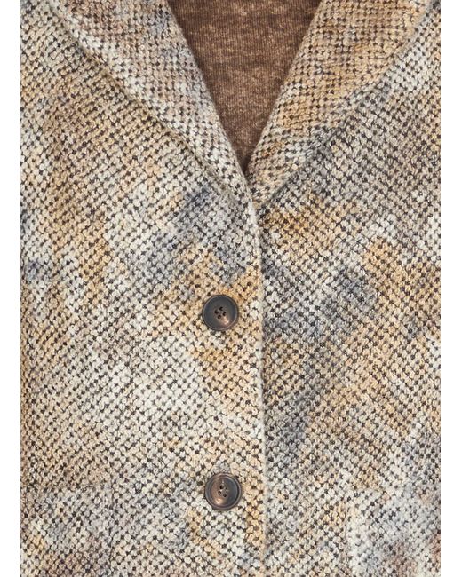 Avant Toi Multicolor Wool And Cashmere Blazer