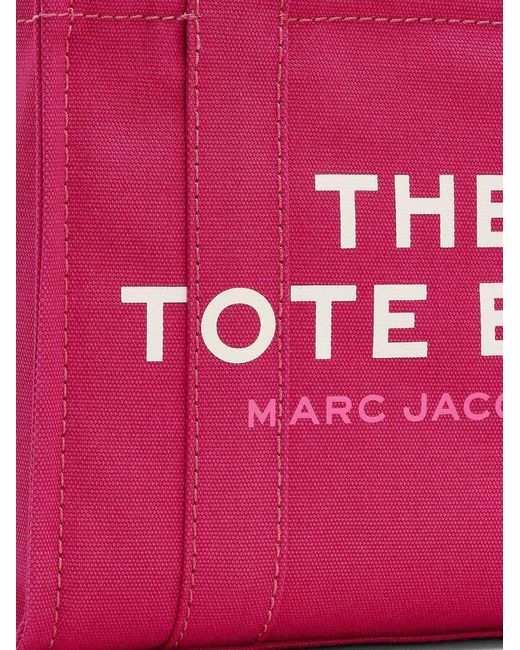 Marc Jacobs Red Tote Bag Cotton Canvas Tote-Bags