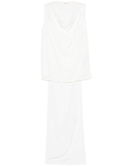 P.A.R.O.S.H. White Silk Top