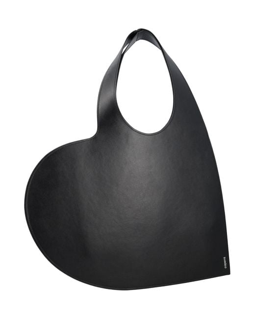 Coperni Black Heart Tote Bag