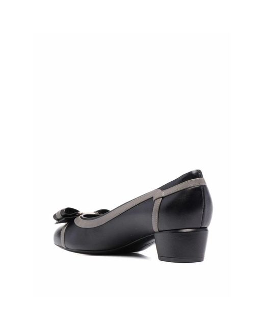 Ferragamo Black Ferragamo Ornament Pump