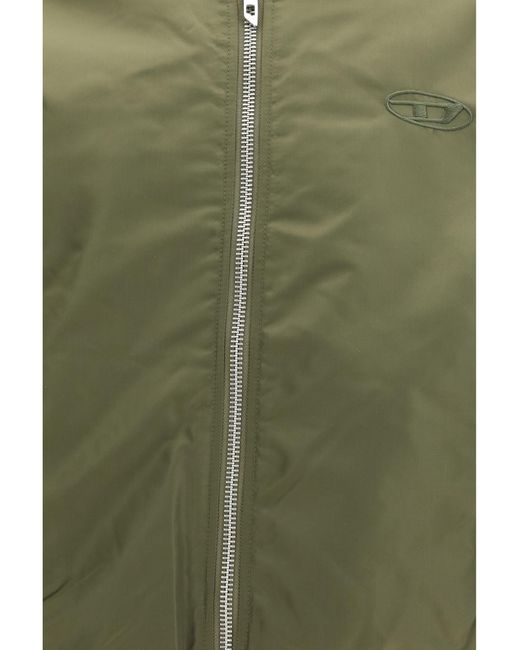 DIESEL Orange Bomber Jacket W-Type-D1 Outer: Polyamide for men