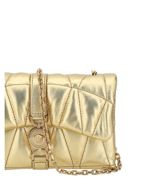 Versace Metallic Kleio Mini Shoulder Bag