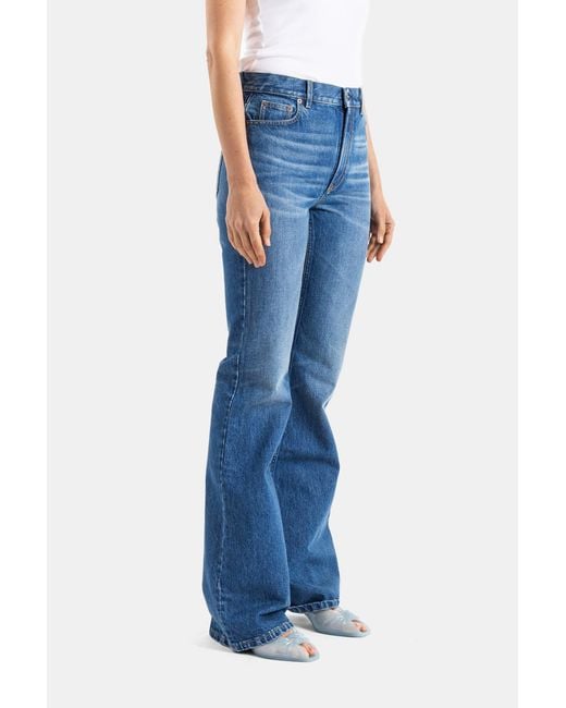 Chloé Blue Denim Flare Jeans