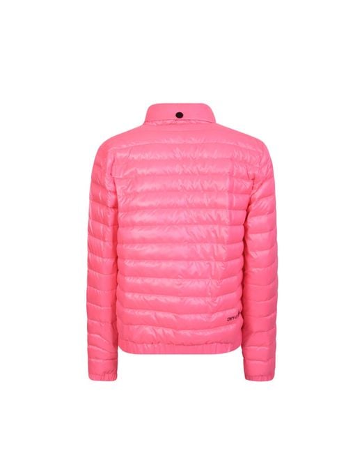 3 MONCLER GRENOBLE Pink Logo Padded Jacket