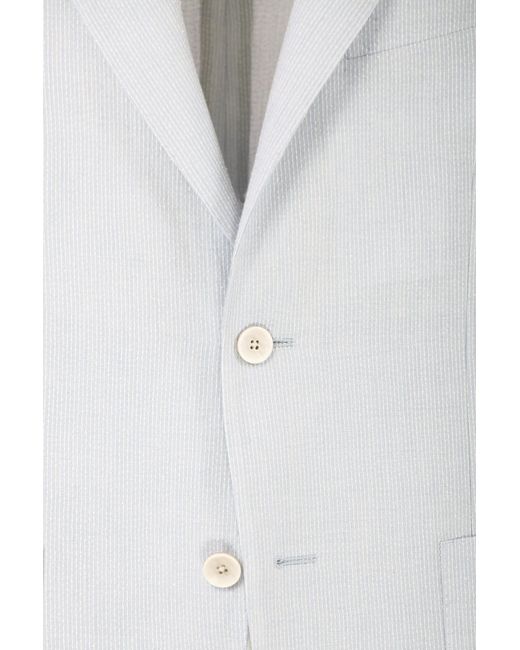 Lardini White Special Line Single-breasted Jacket for men