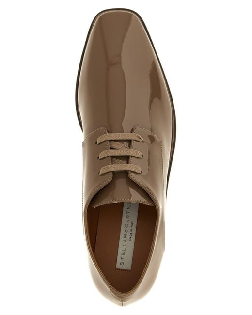 Stella McCartney Brown Stellabration Capsule 'Monocrome Elyse' Wedges