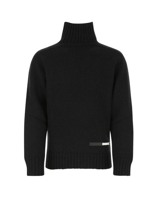 OAMC Black Wool Sweater for men