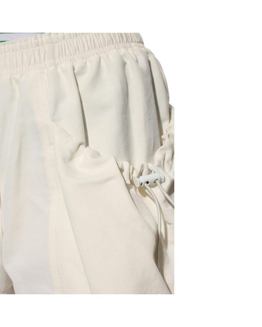 Stella McCartney Natural Cotton And Linen Shorts