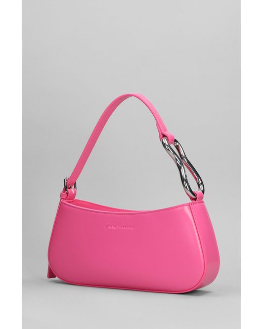 Chiara Ferragni Shoulder Bag In Rose-pink Faux Leather