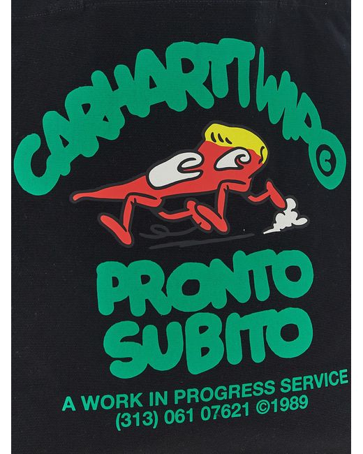 Carhartt Multicolor Canvas Graphic Tote Shopping Bag for men