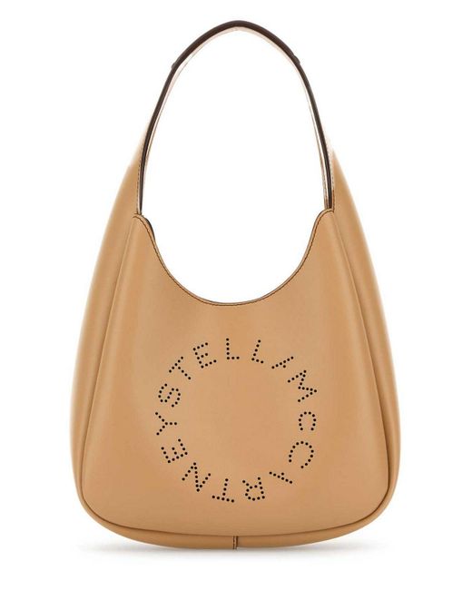 【送料&関税込】Stella McCartney Logo Perforated Small Hobo 送料&関税込】Stella McCartney Logo Perforated Small Hobo