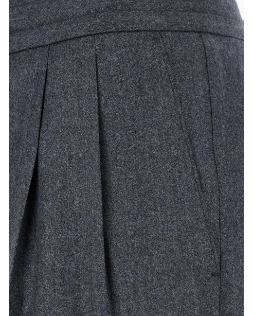 Dolce & Gabbana Blue Pants With Drawstring Waist for men