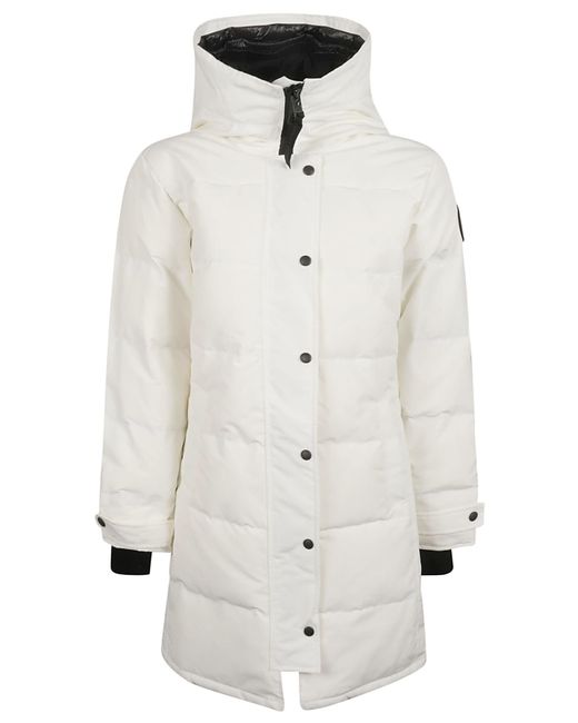 canada goose shelburne parka white