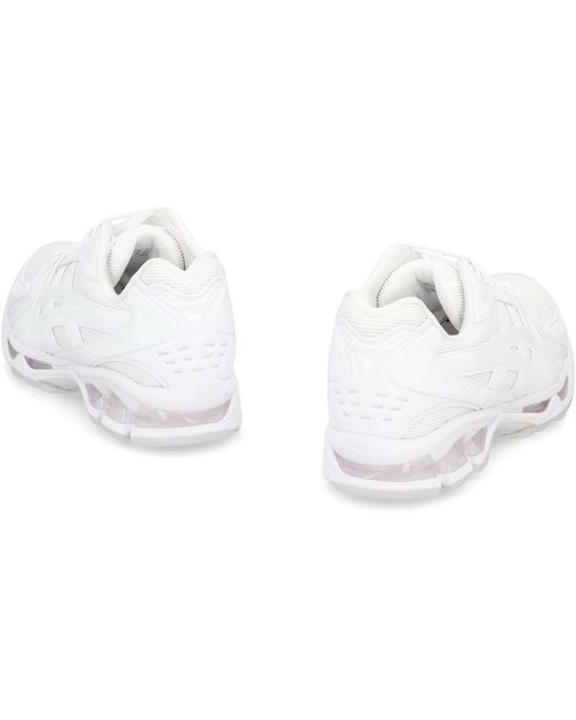 Comme des Garçons White Low-Top Sneakers Leather & Fabric And Trainers for men