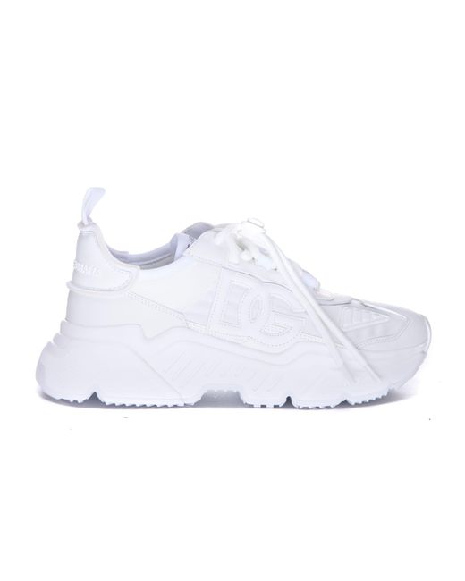 dolce & gabbana leather daymaster sneakers