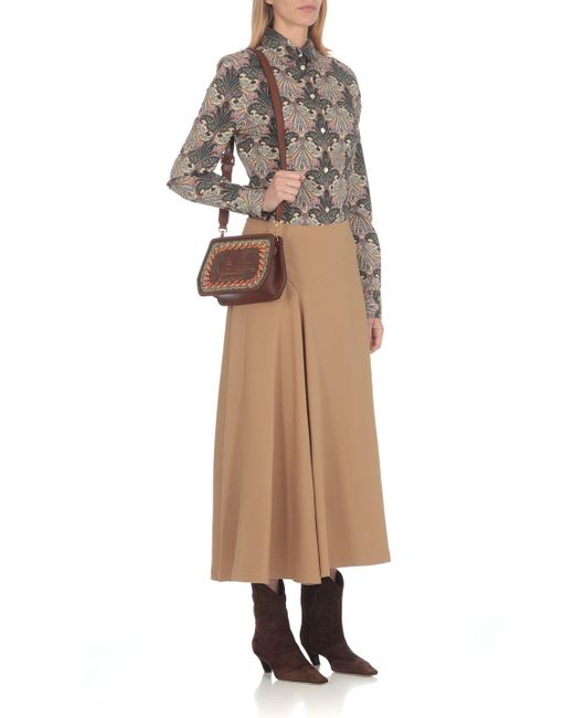 Etro top wool skirt