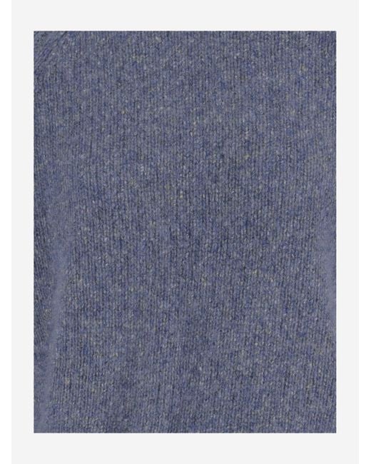 Allude Blue Cashmere Sweater