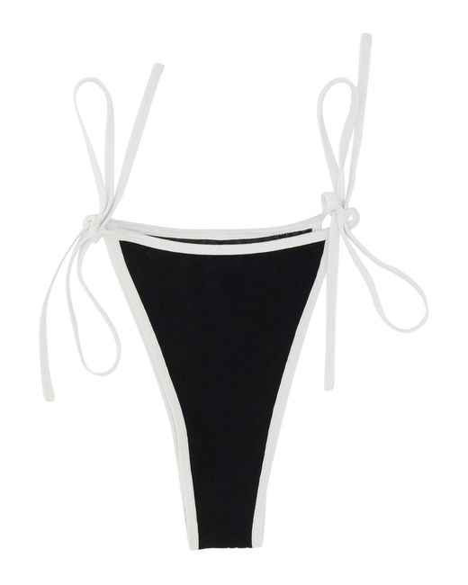 Casablancabrand White String Bikini Bottom