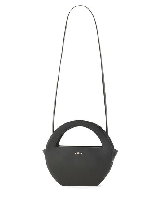 Sofia Black Mini Edda Bag Leather Handbags