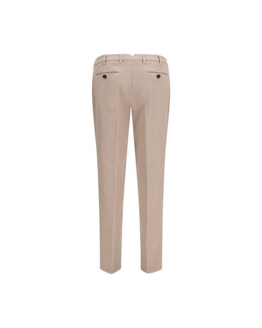 Brunello Cucinelli Natural Beige Cotton Casual Pants for men