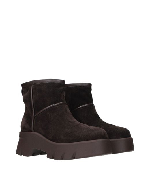 Gianvito Rossi Black Leather Ankle Boots
