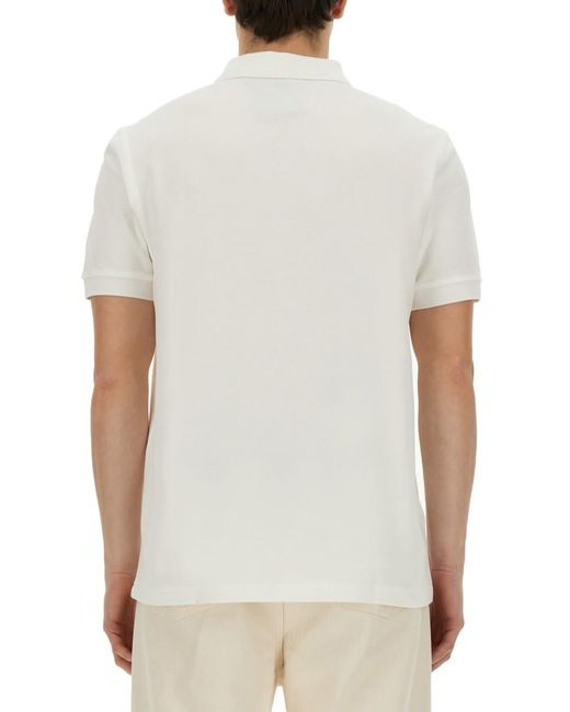 Fred Perry White Polo With Logo for men