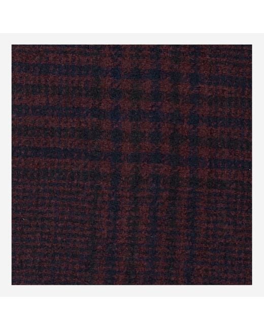 Faliero Sarti Purple Perry Wool Blend Scarf for men