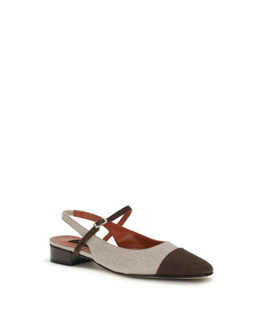 CAREL PARIS White Ballerinas Oceano- Upper: Cotton Pumps
