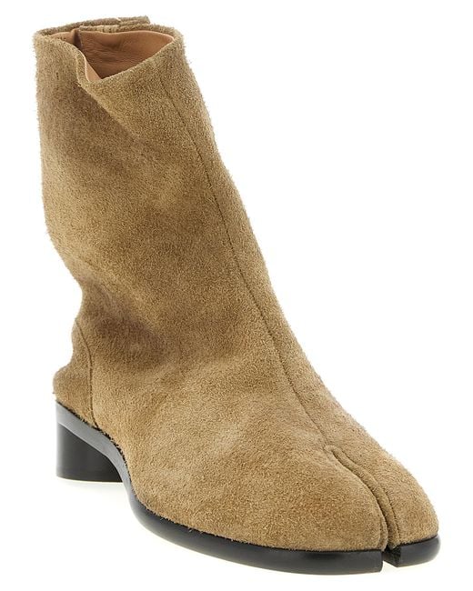 Maison Margiela Natural Tabi' Ankle Boots for men