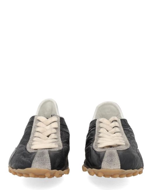 Maison Margiela Black Sneakers Sprinters Leather Trainers